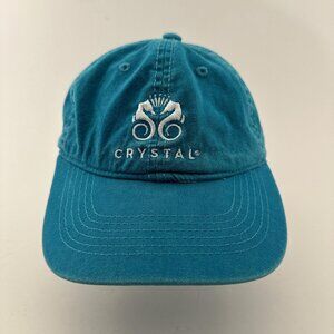 Exclusively Crystal Unisex Dad Hat Embroidered Logo Adjustable Strap Back Cap